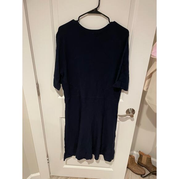 Bergdorf Goodman cashmere black sweater dress size medium - Picture 2 of 5